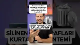 Telefonda Silinen Fotoğrafları Kurtarma Yöntemi 🤩 ( ÇOK ÖNEMLİ )!!