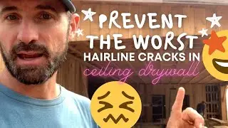 Do THIS before Installing Drywall on your Ceiling! Prevent Hairline Cracks in Ceiling Drywall