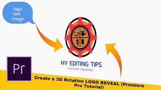 How to use 3D logo Spin Rotation effect premiere pro || Spin Rotation effectvpremiere pro tutorial