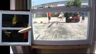 Slow Motion Glass Explosion