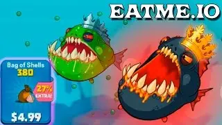 Новое Агарио про рыбок EATME.IO - AGAR.IO + SLITHER.IO = EATME.IO 4 серия