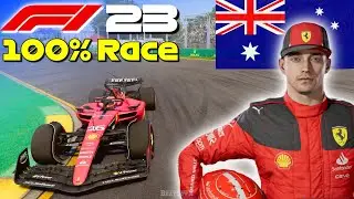 F1 23 - Lets Make Leclerc World Champion #3: 100% Race Australia