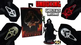 Neca Ghostface Inferno Action Figure Unboxing Ultimate Ghost Face Scream