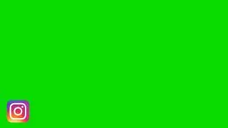 Instagram green screen | Instagram logo green screen