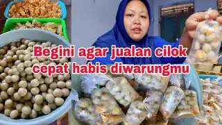 CARAKU | jualan cilok 10kilo tanpa daging bisa cepat habis diwarungku