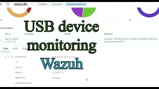 Мониторинг usb устройств в wazuh