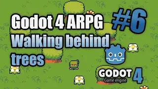 How to make an action RPG in Godot 4 #6: Y-sorting between player and tilemap | tutorial | zeldalike