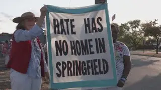 People in Ohio rally in support of Haitian community in Springfield