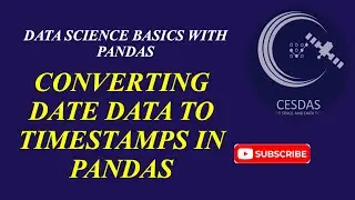 7.   Converting date data to timestamps in pandas python