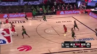 Kyle Lowry with the tough shot in the paint | Celtics vs Raptors