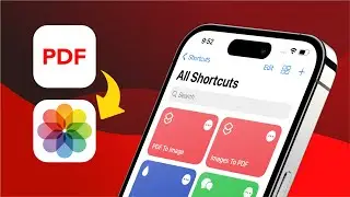 How To Convert PDF To Images With Shortcuts on iPhone