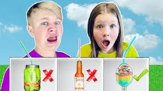 DON’T CHOOSE The WRONG Mystery DRINK Challenge!! Last To STOP Wins! Death Straw | SIS vs BRO