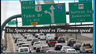 The Space-mean speed vs Time-mean speed