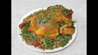 Сочная КУРИЦА, фаршированная ГРЕЧКОЙ. Быстро, вкусно и просто!