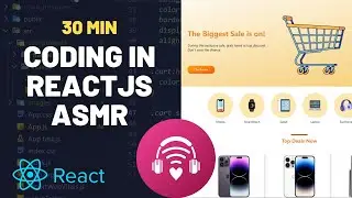 ASMR Coding: Creating an E-commerce Landing Page in ReactJS | Relaxing Programming Tutorial