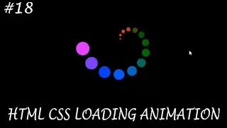 HTML CSS Loading Animation No Js|@pinkweb0 html css tutorial #css#html#tutorial#web#css3