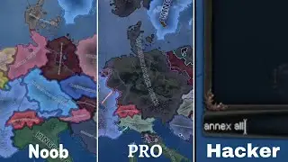 Hoi4 Noob vs Pro vs Hacker