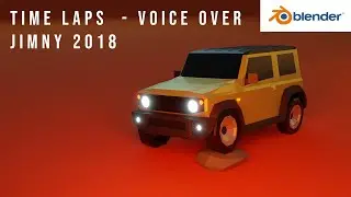 Low poly Jimny - Blender 3.3