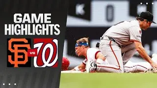 Giants vs. Nationals Game Highlights (8/8/24) | MLB Highlights