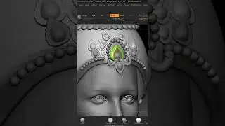 Zbrush mukut jewellery design in zbrush PT 7