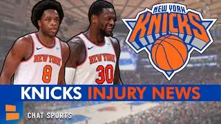 🚨 BIG Knicks Injury News Ft. Julius Randle, OG Anunoby, Mitchell Robinson, DiVincenzo & Hartenstein