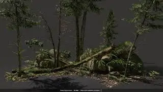 Mossy Cedrus Forest - 3D Models - TVE Shaders