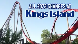 Everything New at Kings Island in 2023 | Adventure Port Tour, Drone Show, Diamondback Refurb & More!