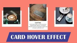 Card Hover Effect - 1 | HTML CSS