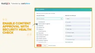 How to enable Content Approval with Security Health Check