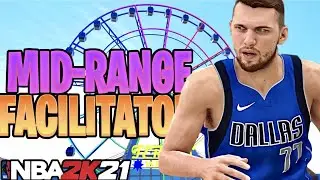 NEW BEST RARE MID RANGE FACILITATOR BUILD IN NBA 2K21! (LUKA DONCIC BUILD) RARE BUILD SERIES VOL. 60