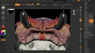 ZBrush - Poly Paint Mask By Peaks and Valleys