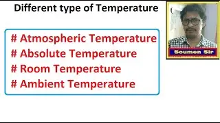 Temperature | Atmospheric Temperature | Absolute Temperature | Room &  Ambient Temperature