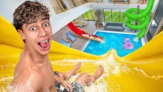 We Built a Waterpark Inside Our House!