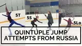 QUINTUPLE JUMP ATTEMPTS From Russia