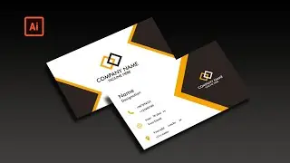 Simple and Creative Business Card Design in Illustrator