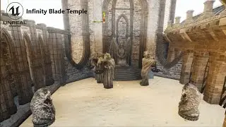 Unreal Engine 5 Tutorial | How To Setup Infinity Blade Temple Environment In UE 5 | Learn UE5