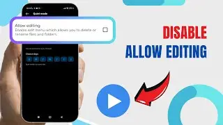 Disable Allow Editing On MX Player. |Technologyglance