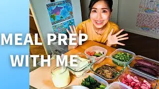 JAPANESE MEAL PREP FOR HEALTHY EATING | less then 2 hours