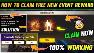CLAIM FREE REWARDS | REDEEM CODE NOT WORKING SOLUTION | 20 JUNE FREE REWARDS REDEEM CODE FREE FIRE