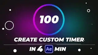 Custom Timer without Expressions After Effects Tutorial