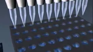 dna micro array animation