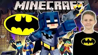 БЭТМЕН В МАЙНКРАФТЕ полное прохождение всех боссов. Batman Minecraft