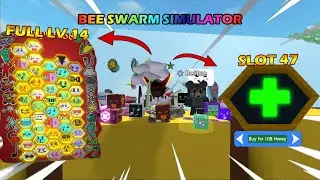 I Have Bought the 47th Hive Slot And Upgraded My Hive to Full Level 14 | Bee Swarm Simulator