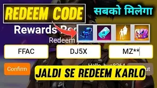 free fire new redeem code 24 November | ff redeem code today | 24 November redeem code free fire