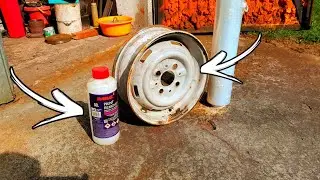 How to remove old paint from rims using chemicals. Ranal