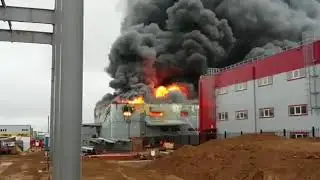 Пожар на рынке Атлант-Сити   - 22.10.2017 — Это Ростов-на-Дону!