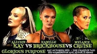 PWE - Glorious Purpose - Kamille vs. Allysin Kay vs. Mel - October 2nd, 2021 (Full Match)