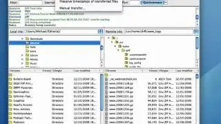 Great extras in FileZilla free FTP client