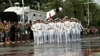Парад в Тайланде , Американских и Российских моряков -   ,,Прощание Славянки,,  Вот она , гордость!