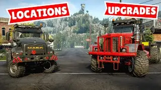 Kenworth 963 & Mack Defense Locations + Upgrades | Snowrunner